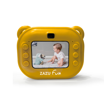 Дитяча цифрова камера Zazu з миттєвим друком, жовтий (ZA-INSTANTCAMERA-01) - Pampik - 2