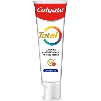 Зубна паста Colgate Total Whitening, багатофункціональна, антибактеріальна, 75 мл - Pampik