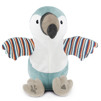 Інтерактивна м'яка іграшка Zazu Тукан Тімо, з плесканням та співом, бірюзовий (ZA-TIMO-01) - Pampik