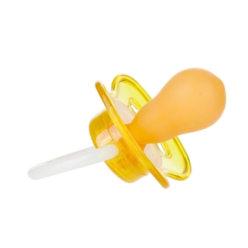 Латексная круглая пустышка Canpol babies Space, 6-18 мес., желтый (23/222_yel_new) - Pampik - 2