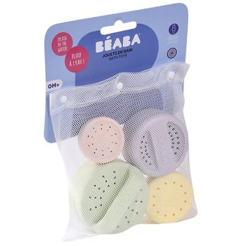 Набір іграшок для купання Beaba силіконовий, різнобарвний (920409) - Pampik - 8