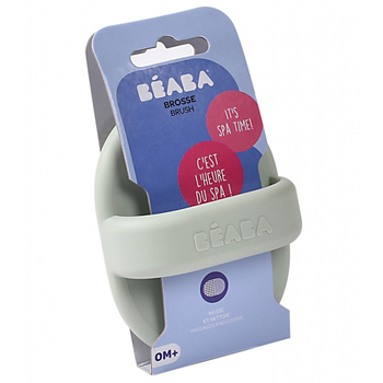 Губка для купания Beaba силиконовая, зеленый (920412) - Pampik - 5