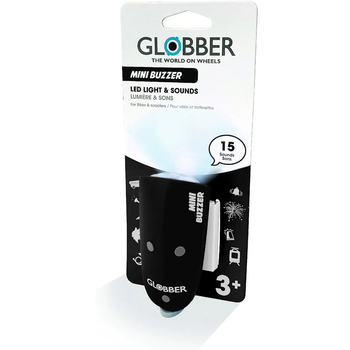Уцінка. Сигнал звуковий та світловий Globber Mini Buzzer, чорний (530-120) - Pampik - 2