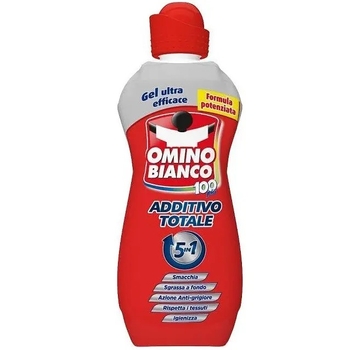 Пятновыводитель и усилитель Omino Bianco 5в1 для цветных вещей, 900 мл - Pampik