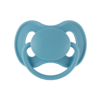 Латексная круглая пустышка Canpol babies Nude, 0-6 мес., голубой (23/223_blu) - Pampik