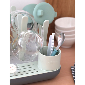 Сушилка для посуды Beaba Forest, зеленый/серый (911731) - Pampik - 16