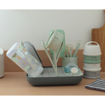 Сушилка для посуды Beaba Forest, зеленый/серый (911731) - Pampik - 14