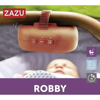 Гойдалка-заколисувач Zazu Robby Rocker, коричневий (ZA-ROCKER-03) - Pampik - 2