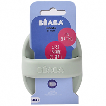 Губка для купания Beaba силиконовая, зеленый (920412) - Pampik - 4