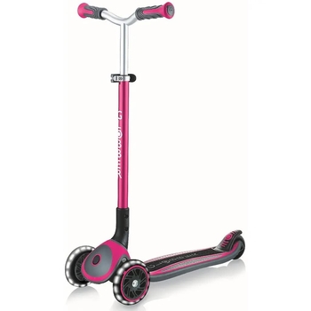 Самокат Globber Master Lights, колеса з підсвіткою, рожевий (662-110) - Pampik - 2