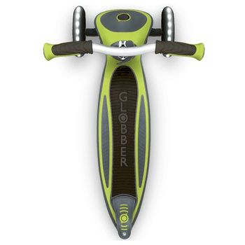 Самокат Globber Master Lights, колеса з підсвіткою, зелений (662-116-2) - Pampik - 7