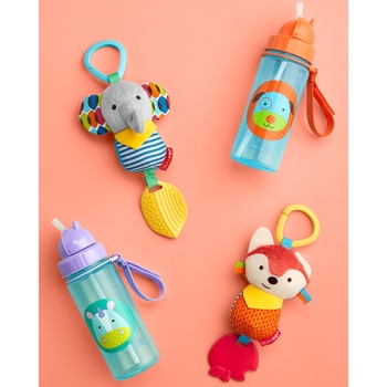 Бутылочка с трубочкой Skip Hop Zoo Единорог (9N567610) - Pampik - 5