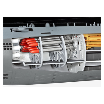 Збірна модель Revell Підводний човен Type XXI з інтер'єром, рівень 4, масштаб 1:144, 163 деталі (RVL-05078) - Pampik - 5