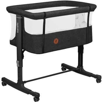 Ліжко приставне Lionelo 3-в-1 Aurora Gray Graphite, темно-сірий - Pampik