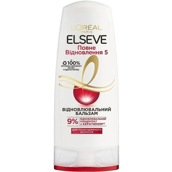 Бальзам-ополіскувач L'Oréal Paris Elseve Повне відновлення 5 для пошкодженого волосся, 200 мл - Pampik