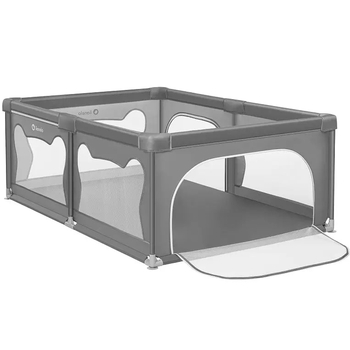 Манеж Lionelo Willow Grey Concrete, сірий - Pampik