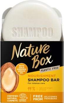 Твердый шампунь Nature Box для питания волос с аргановым маслом холодного отжима, 85 г - Pampik - 5