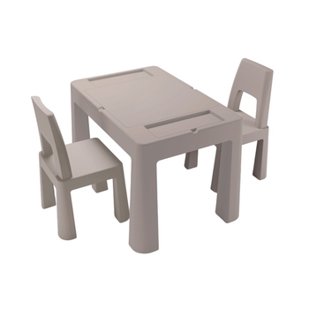 Комплект дитячих меблів Tega Baby Teggi Multifun Stone, стіл та 2 стільці (TI-011-177) - Pampik
