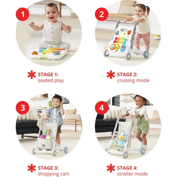 Розвиваючі ходунки Skip Hop 4 в 1 Зростаємо разом (9J057510) - Pampik - 9