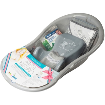 Ванночка з набором аксесуарів Tega Baby Owl, 86 см, сірий (SO-086-106) - Pampik