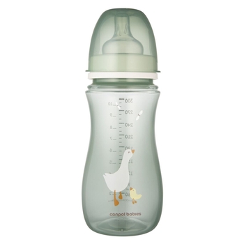 Пляшечка Canpol babies Easystart Гуси антиколікова з широким отвором, 300 мл (35/246) - Pampik