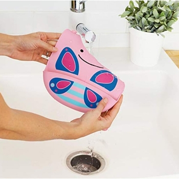 Нагрудник силіконовий Skip Hop Метелик (232202) - Pampik - 5