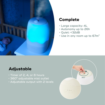 Зволожувач повітря Babymoov Humidifier Wave (A047015) - Pampik - 4