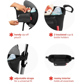 Органайзер для коляски Skip Hop Black, чорний (400304) - Pampik - 5