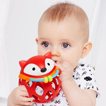 Розвиваюча куля-брязкальце Skip Hop Лисиця (305201) - Pampik - 2