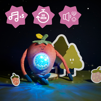 Нічник проекційний м’яка іграшка Badabulle Бернабі (B015018) - Pampik - 4