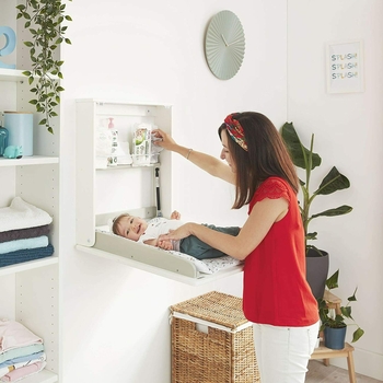 Настінний пеленальний столик Badabulle з пеленальним килимком (B035201) - Pampik - 7