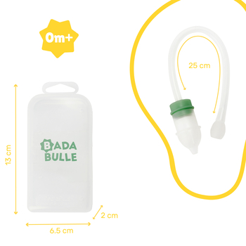 Гнучкий дитячий носовий аспіратор Badabulle (B032004) - Pampik - 3