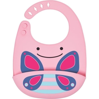 Нагрудник силіконовий Skip Hop Метелик (232202) - Pampik