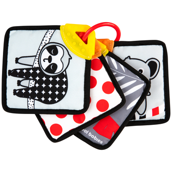 Сенсорные мягкие карточки Canpol babies BabiesBoo с прорезывателем для зубов (68/096) - Pampik