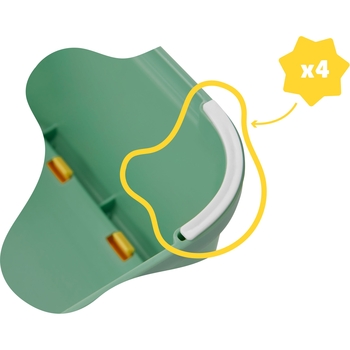 Уцінка. Підставка для ніг Badabulle антиковзаюча, зелений (B028001) - Pampik - 3