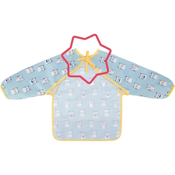 Уцінка. Нагрудник Badabulle з довгими рукавами, синій (B007025) - Pampik - 5