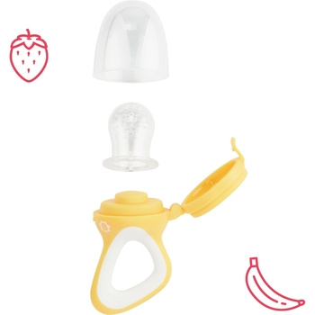 Уцінка. Ніблер силіконовий Badabulle, жовтий (B071000) - Pampik - 2