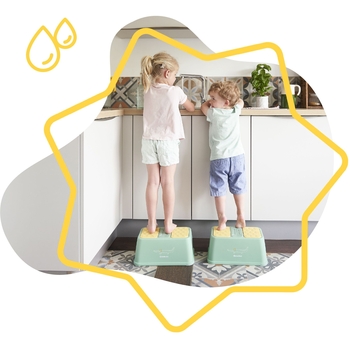 Уцінка. Підставка для ніг Badabulle антиковзаюча, зелений (B028001) - Pampik - 6