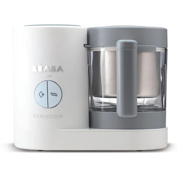Уцінка. Пароварка-блендер Beaba Babycook Neo Night, білий з сірим (912773) - Pampik
