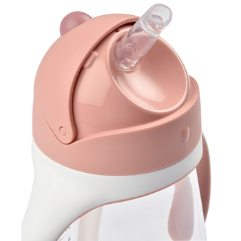 Поїльник з трубочкою Beaba Old Pink, 300 мл, рожевий (913480) - Pampik - 5