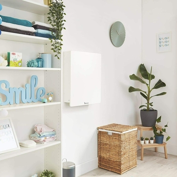 Уцінка. Настінний пеленальний столик Badabulle з пеленальним килимком, білий (B035201) - Pampik - 5