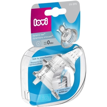 Соска силіконова Lovi Міні, динамічна, 0+ міс., 2 шт. (18/749) - Pampik