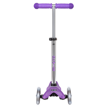 Самокат Micro Mini Deluxe Fairy Glitter LED, пурпуровий (MMD207) - Pampik - 2