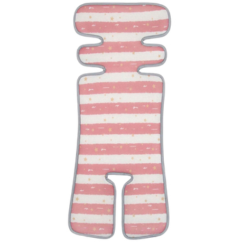 Подкладка для коляски и автокресла FreeON pink-white (48723) - Pampik