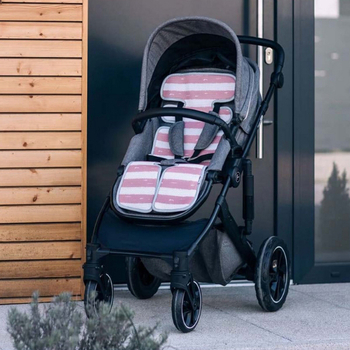 Подкладка для коляски и автокресла FreeON pink-white (48723) - Pampik - 3
