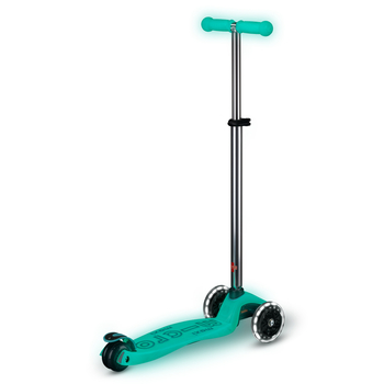 Самокат Micro Maxi Deluxe Glow LED, желейний зелений (MMD365) - Pampik - 3