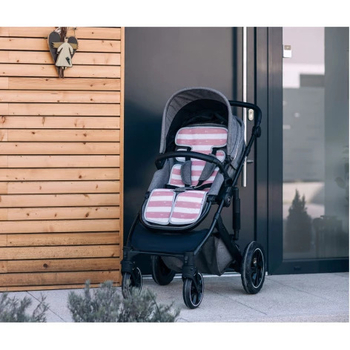 Подкладка для коляски и автокресла FreeON pink-white (48723) - Pampik - 4