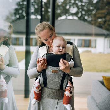 Сумка-кенгуру FreeOn Side By Side 2 в 1, сірий (48945) - Pampik - 2