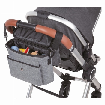Органайзер для автомобіля та коляски 3в1 FreeON, сірий (42950) - Pampik - 4