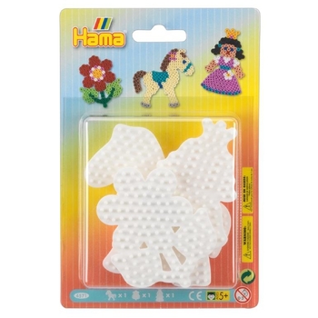 Термомозаика Hama Набор малых полей: Пони, Цветок и Принцесса (4571) - Pampik